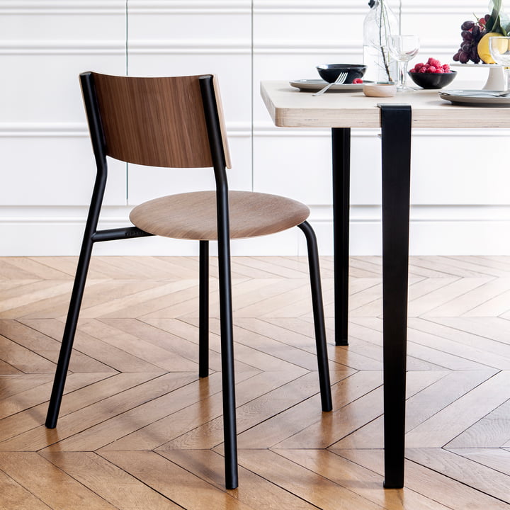 ghế gỗ ván ép uốn cong lưng rời (2)