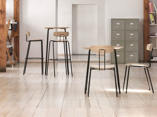 Độc đáo, lạ mắt với mẫu thiết kế ghế uốn cong theo phong cách tối giản