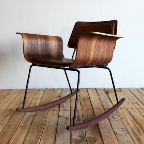 Sáng tạo với thiết kế ghế uốn cong phủ veneer