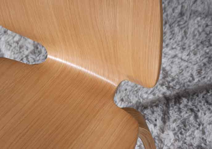 ghế gỗ plywood uốn cong dán veneer (3)