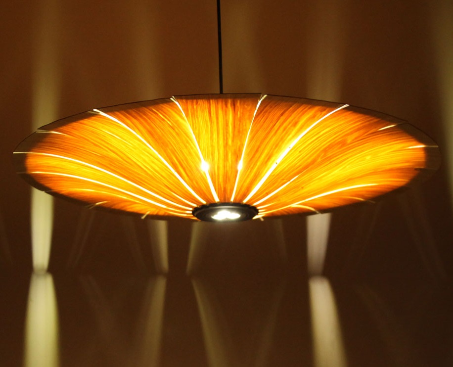 đèn gỗ veneer