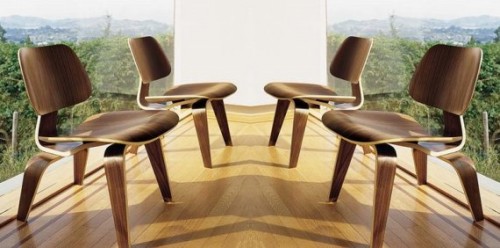 Vẻ đẹp tự nhiên của Veneer trên Ghế Uốn Cong