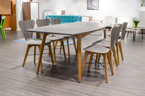 Chất liệu Laminate trên ghế uốn cong - Phong cách nội thất mới