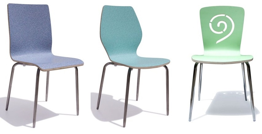 ghế gỗ uốn cong dán laminate