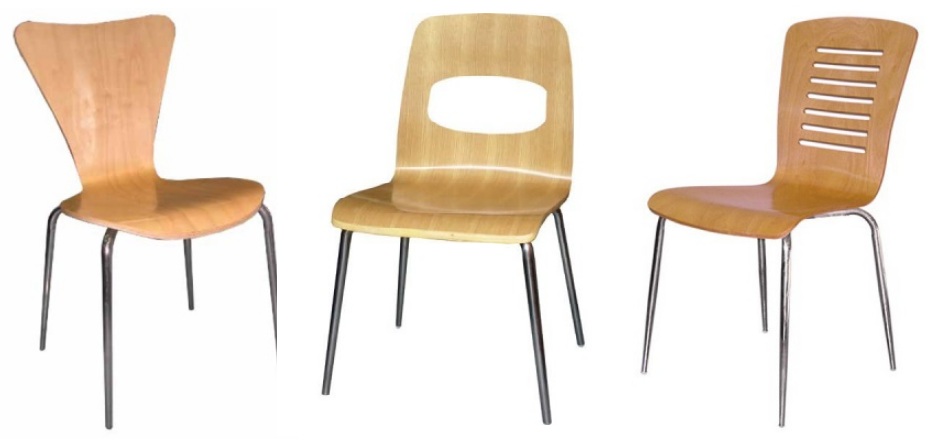 ghế gỗ ván ép uốn cong