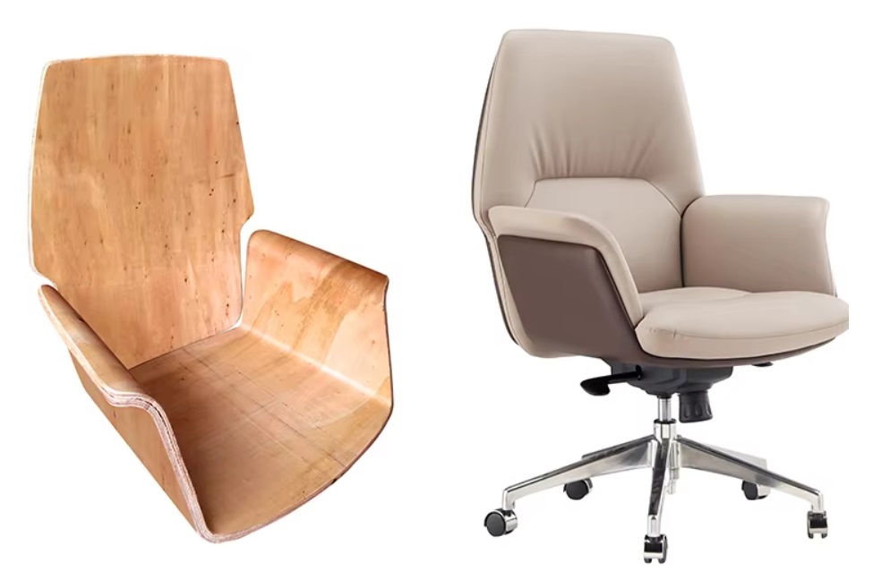 ghế làm việc phôi gỗ plywood