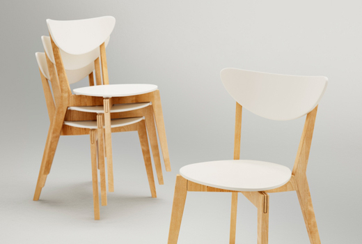 ghế laminate, ghế uốn laminate