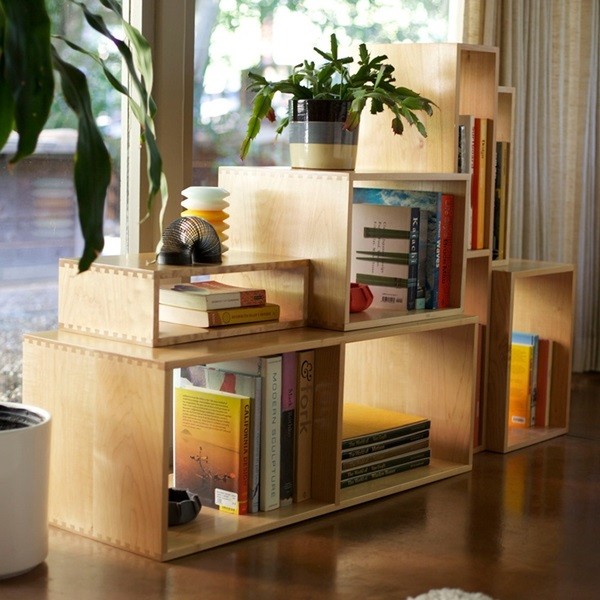 kệ gỗ ván ép phủ veneer