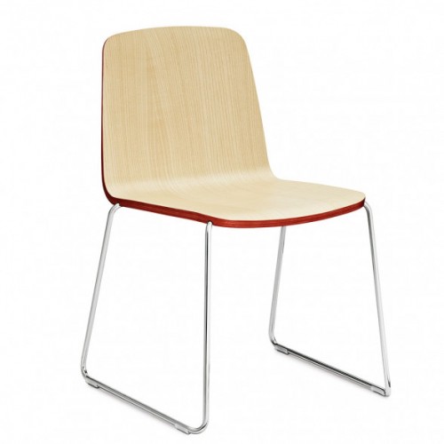 Mẫu ghế gỗ plywood phủ veneer với thiết kế đơn giản, đẹp thanh lịch